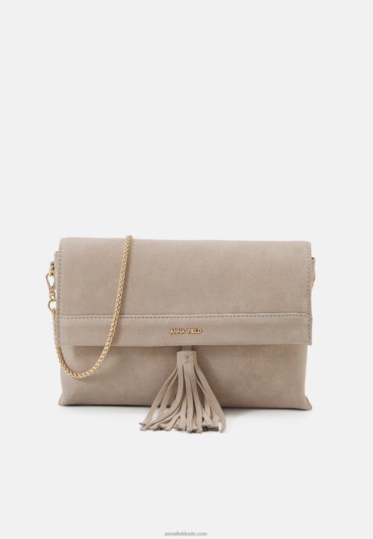 Anna Field kvinner clutch taupe P266L2445