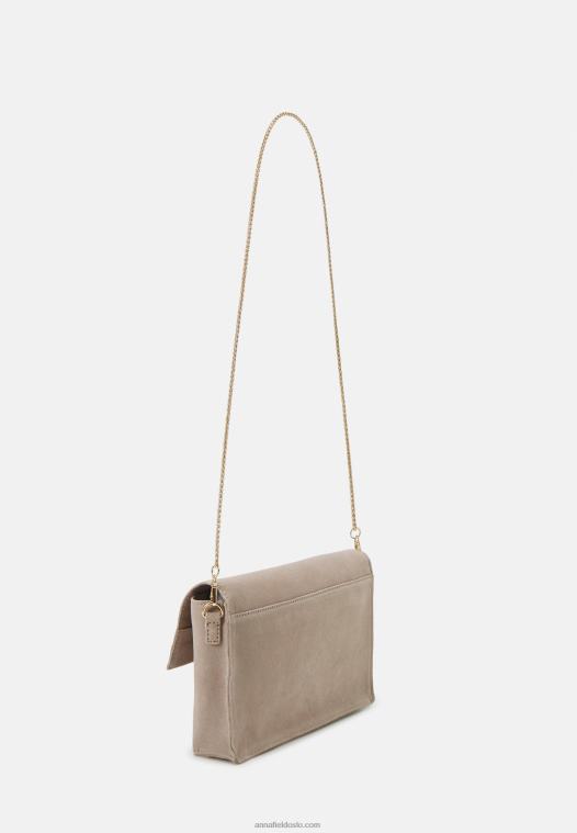 Anna Field kvinner clutch taupe P266L2445