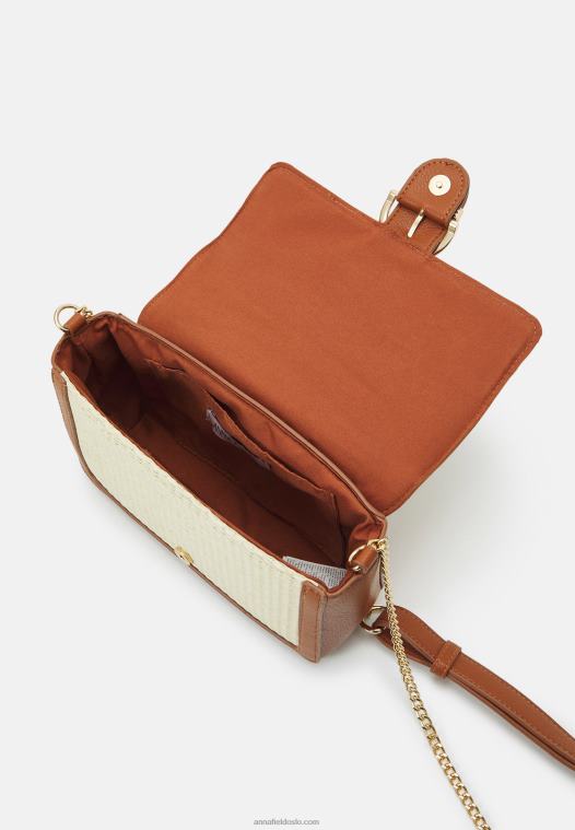 Anna Field kvinner cognac på tvers av kroppen P266L2498