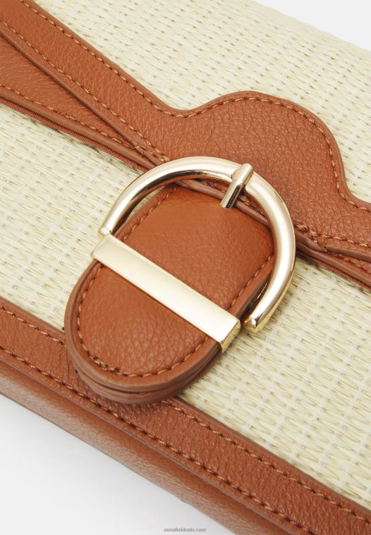 Anna Field kvinner cognac på tvers av kroppen P266L2498