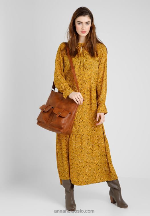 Anna Field kvinner cognac på tvers av kroppen P266L2502