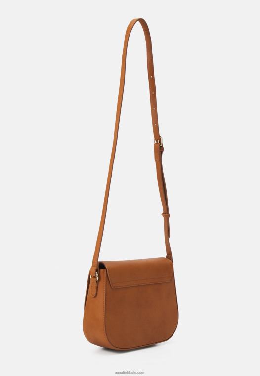 Anna Field kvinner cognac på tvers av kroppen P266L2504