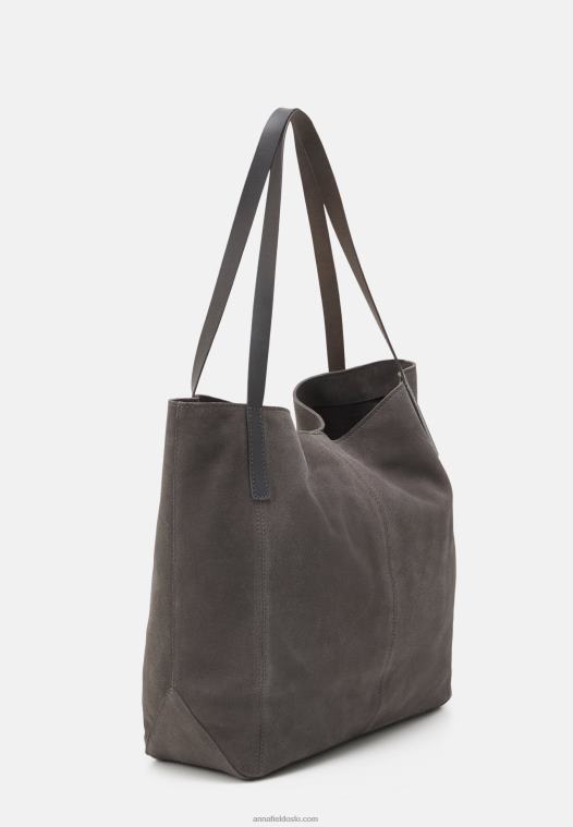 Anna Field kvinner håndveske i antrasitt P266L2303