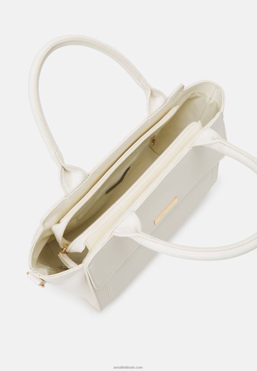 Anna Field kvinner håndveske off-white P266L2294