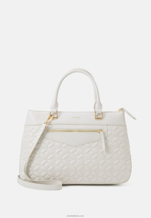 Anna Field kvinner håndveske off-white P266L2331