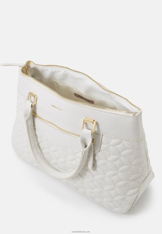 Anna Field kvinner håndveske off-white P266L2331