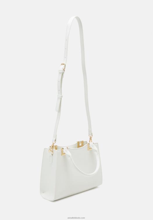 Anna Field kvinner håndveske off-white P266L2341