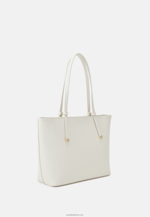 Anna Field kvinner håndveske off-white P266L2361