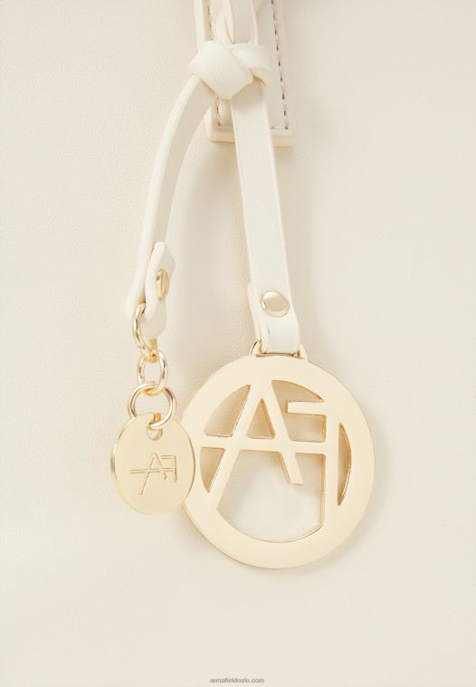Anna Field kvinner håndveske off-white P266L2381