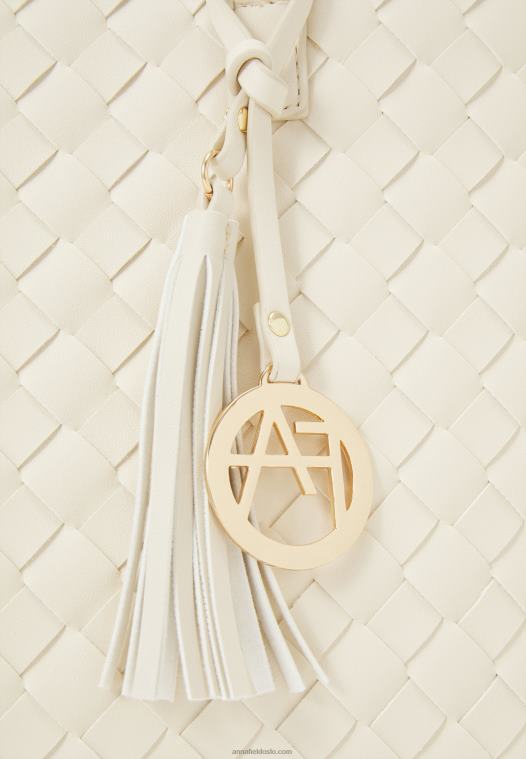 Anna Field kvinner håndveske off-white P266L2383