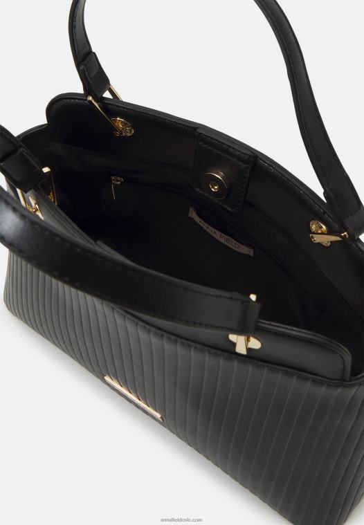 Anna Field kvinner håndveske svart P266L2319