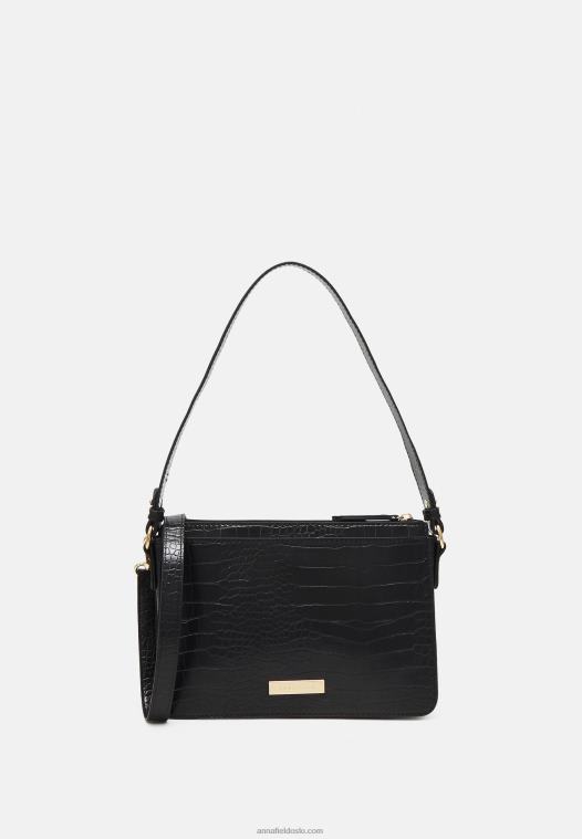 Anna Field kvinner håndveske svart P266L2365