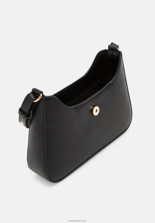 Anna Field kvinner håndveske svart P266L2377