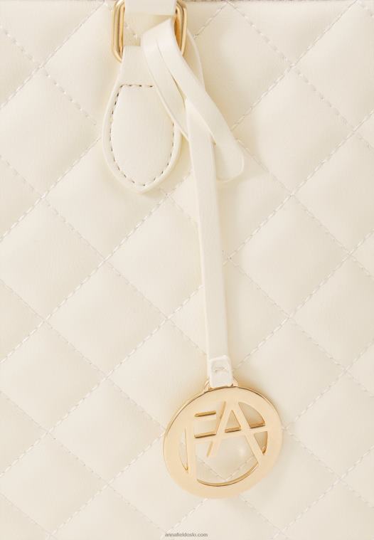 Anna Field kvinner laptopveske off-white P266L2573