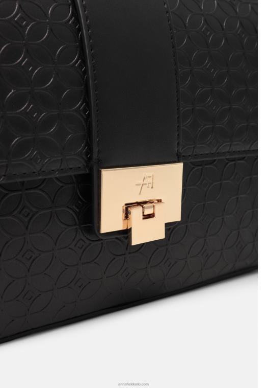 Anna Field kvinner over body bag 802 svart P266L2549