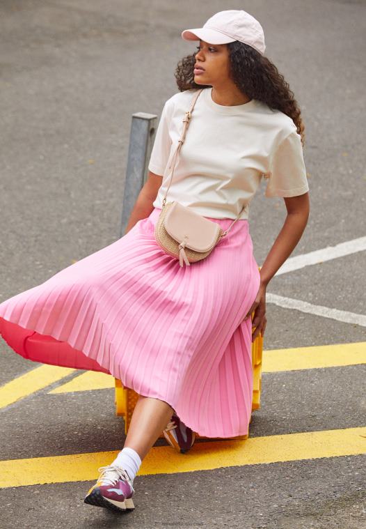 Anna Field kvinner over body bag beige/rosa P266L2503