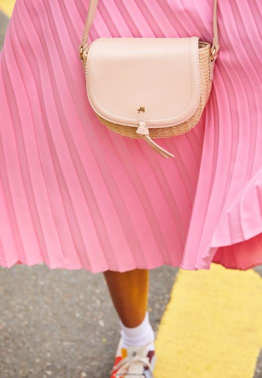 Anna Field kvinner over body bag beige/rosa P266L2503