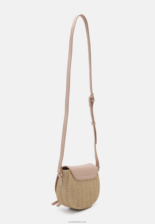 Anna Field kvinner over body bag beige/rosa P266L2503