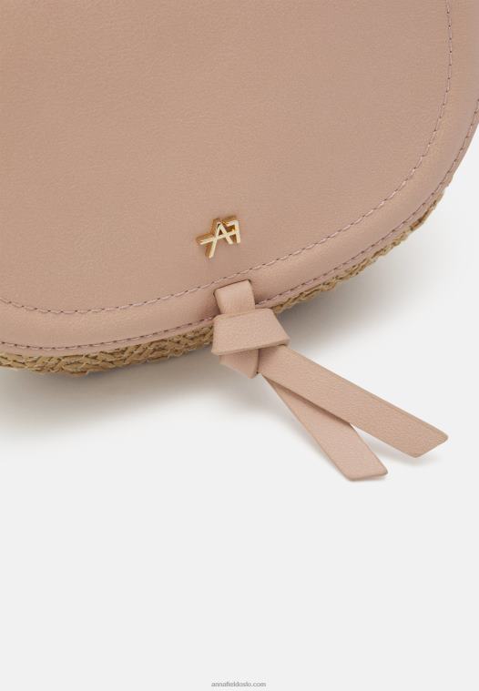 Anna Field kvinner over body bag beige/rosa P266L2503