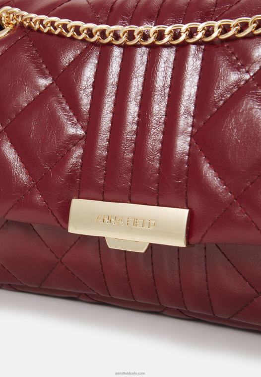 Anna Field kvinner over body bag bordeaux P266L2505