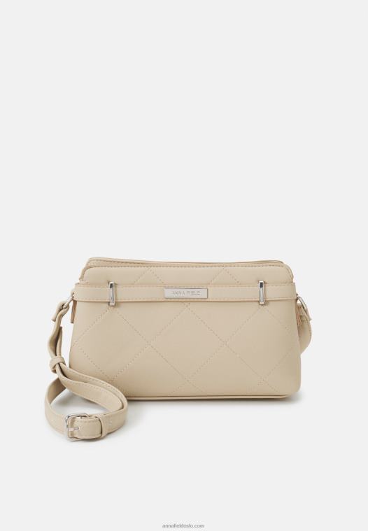 Anna Field kvinner over kroppsveske beige P266L2541