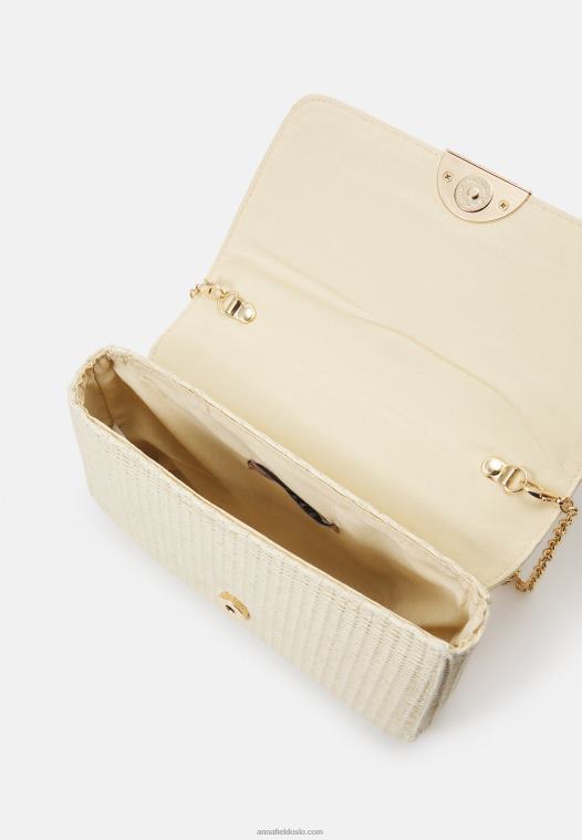 Anna Field kvinner over kroppsveske beige P266L2546