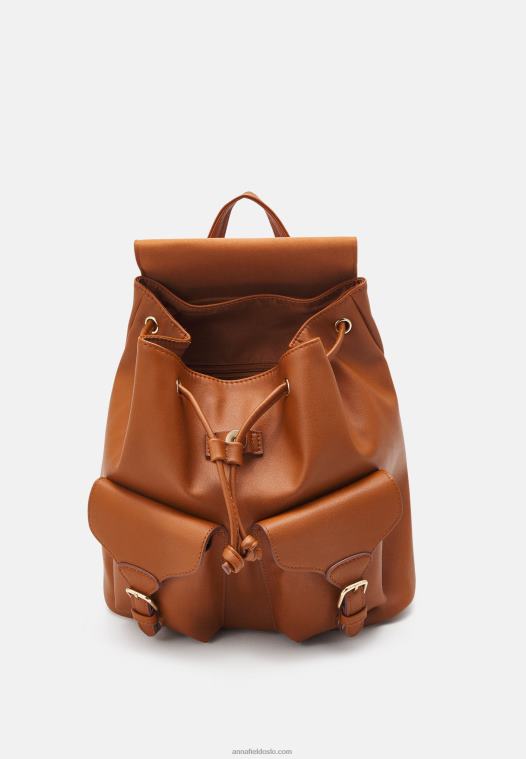 Anna Field kvinner ryggsekken brun P266L2600