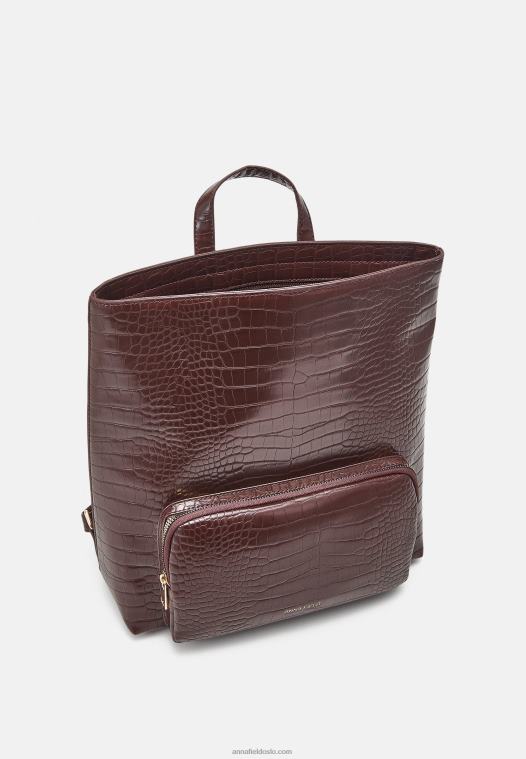 Anna Field kvinner ryggsekken brun P266L2607