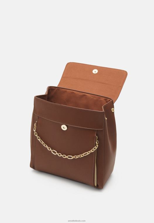 Anna Field kvinner ryggsekken brun P266L2610