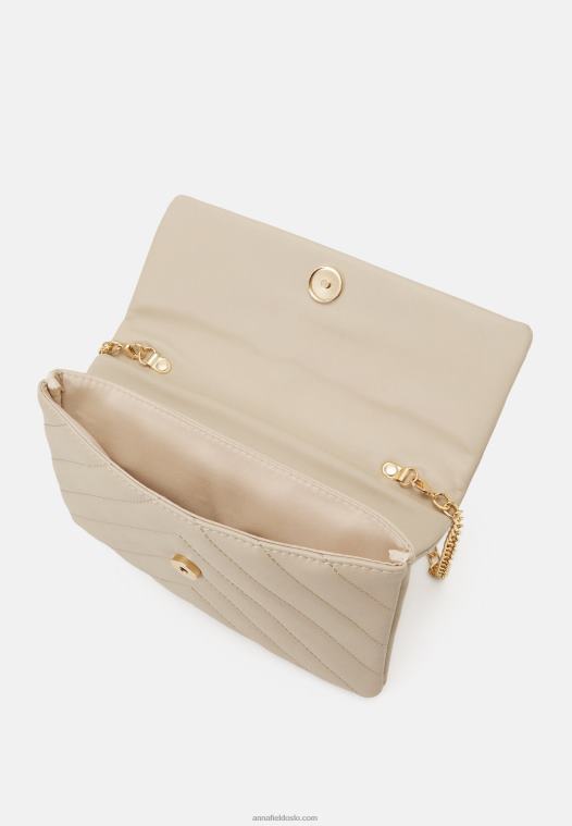 Anna Field kvinner sett tote bag beige P266L2461