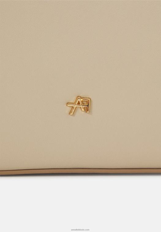 Anna Field kvinner sett tote bag beige P266L2461