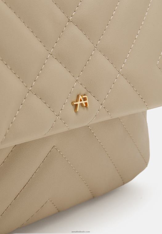 Anna Field kvinner sett tote bag beige P266L2461