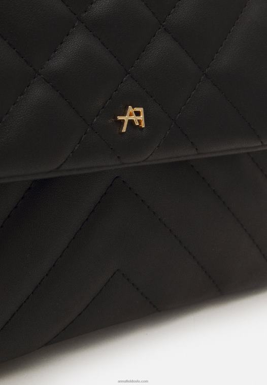 Anna Field kvinner sett tote bag svart P266L2468