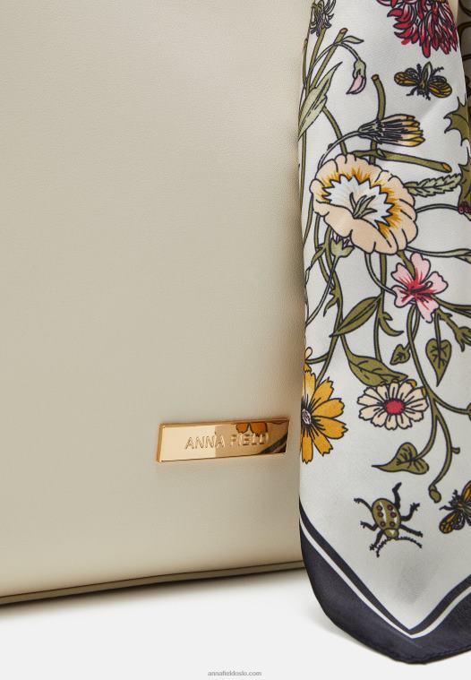 Anna Field kvinner sett veske off-white P266L2388