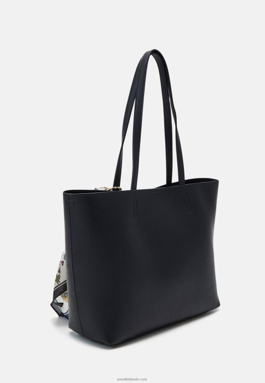 Anna Field kvinner sett veske svart P266L2367