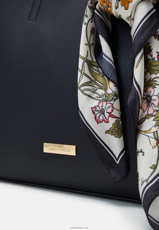 Anna Field kvinner sett veske svart P266L2367