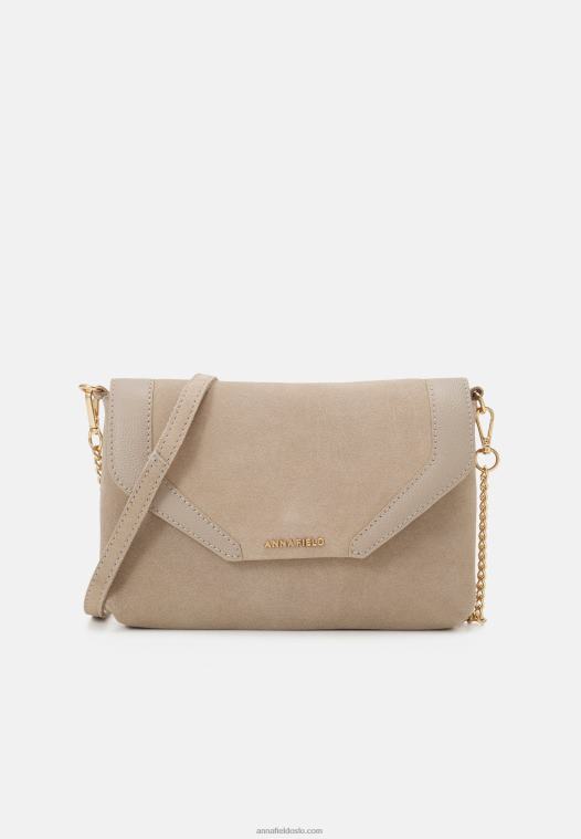Anna Field kvinner skinnclutch taupe P266L2415
