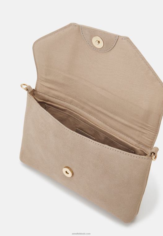 Anna Field kvinner skinnclutch taupe P266L2415