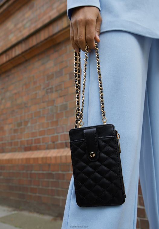 Anna Field kvinner telefondeksel svart P266L2647