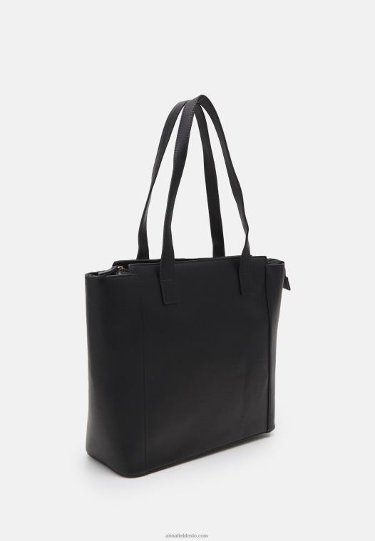 Anna Field kvinner tote bag 802 svart P266L2483