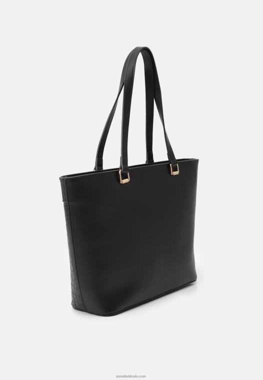 Anna Field kvinner tote bag 802 svart P266L2488