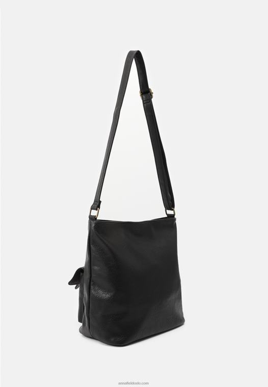 Anna Field kvinner tote bag 802 svart P266L2493