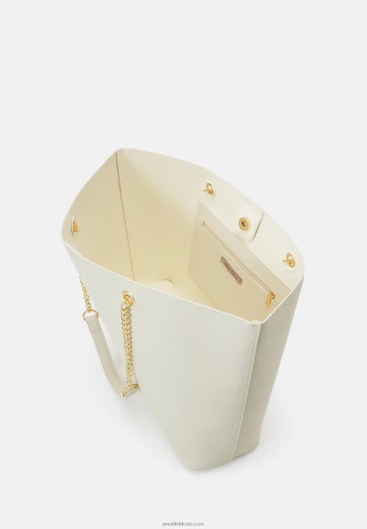 Anna Field kvinner tote bag beige P266L2482