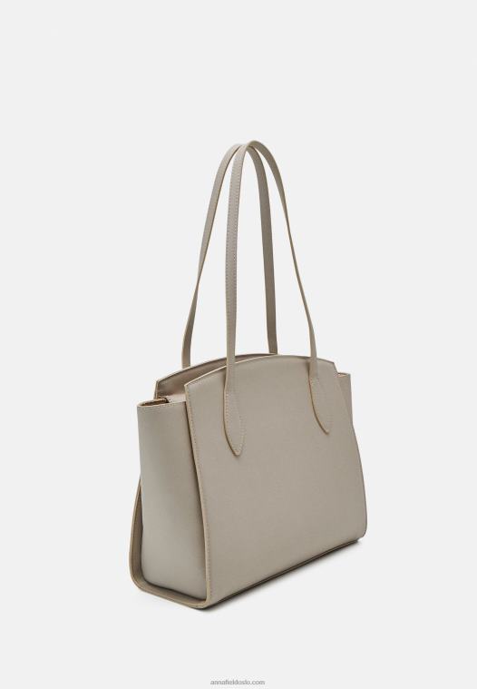 Anna Field kvinner tote bag beige P266L2495