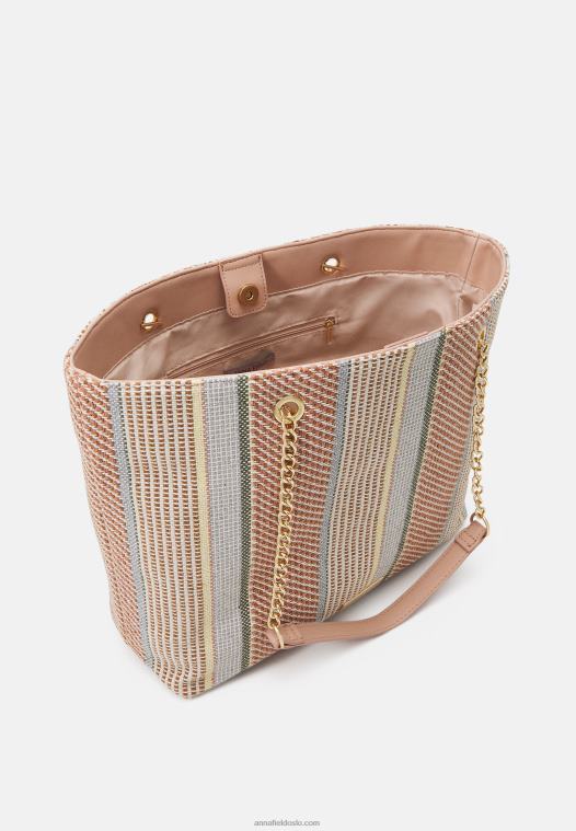 Anna Field kvinner tote bag rosa P266L2469