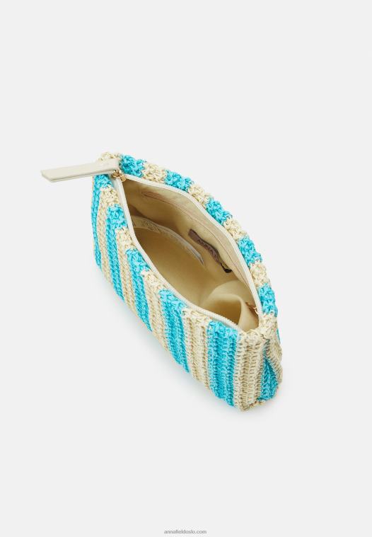 Anna Field kvinner vaskepose beige/blå P266L2646