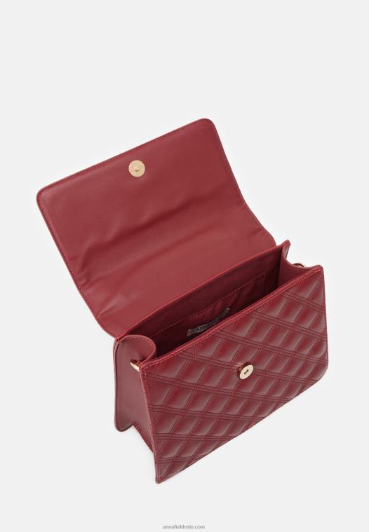 Anna Field kvinner veske 304 bordeaux P266L2330