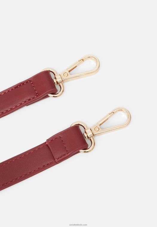 Anna Field kvinner veske 304 bordeaux P266L2330