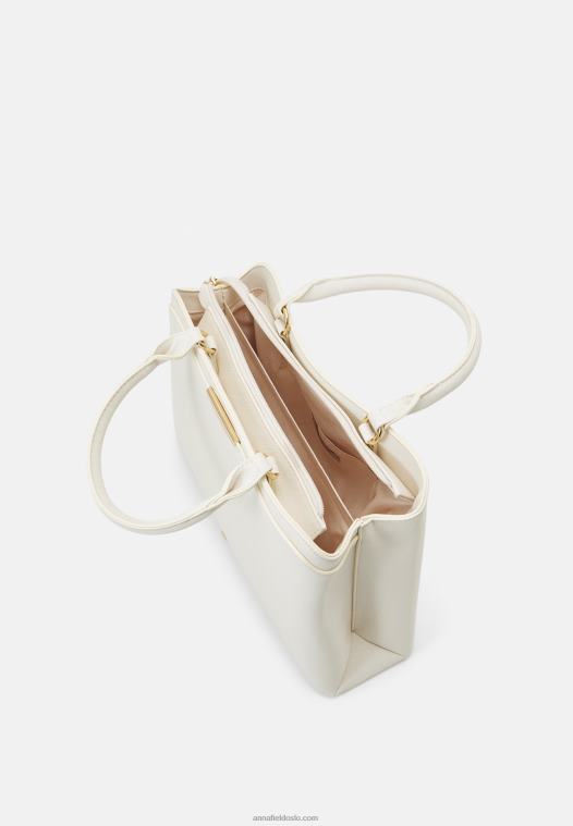 Anna Field kvinner veske offwhite P266L2292