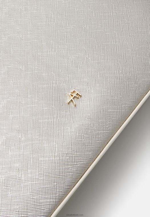 Anna Field kvinner veske sølvfarget P266L2351